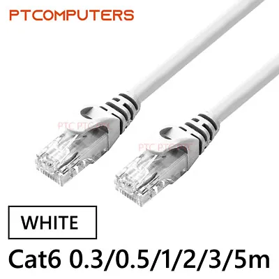 $3.95 • Buy Wholesale Cat6 Ethernet Network Cable LAN Router Internet Data Patch Lead White