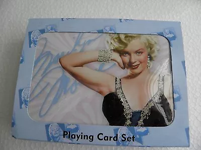 Marilyn Monroe Double Deck Playing Cards Set In Tin Vandor 2007 Mint • $14.95