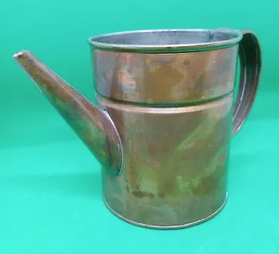 Vintage Brass Metal Rustic Small Plant Watering Can Or Decor 4.25 Inches • $8