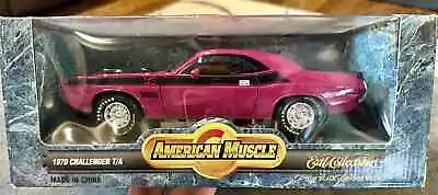 ERTL American Muscle Die Cast Metal 1:18 1970 Pink Challenger T/A NIB • $60