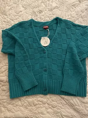 NWT Staud Lake Cardigan Sea Glass Sz Large • $65