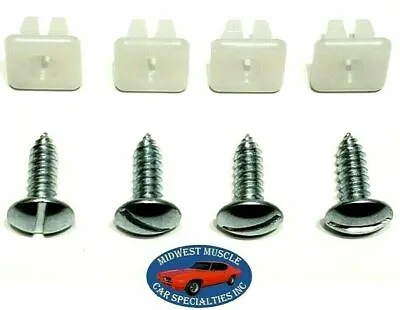 Ford Front Rear Bumper License Plate Holder Frame Bolts & Nuts Hardware 8pc RK • $11.64