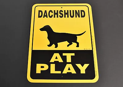 Dachshund Metal Sign 9x12 Decor Owner Gift - Looks Perfect ! • $6.95