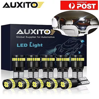 10x T10 Wedge 24SMD Parker Number Plate LED Bulbs W5W 194 168 131 WHITE Auxito • $23.31