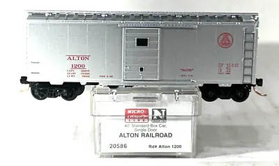 Micro-trains Line N Scale 40' Standard Box Car Alto Railroad 20586 • $19.90