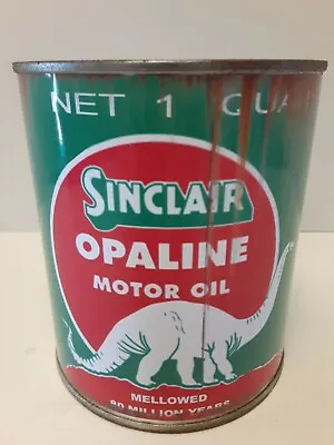 $10.99 • Buy Rusty Sinclair Opaline Motor Oil Can 1 Qt. -  ( Reproduction Tin Collectible )  