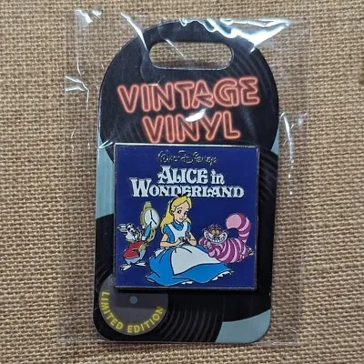 Alice In Wonderland Pin 2019 Disney Parks Vintage Vinyl Record LE 3000 • $29.74