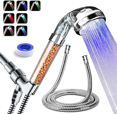 PRUGNA LED Shower Head With Hose And Arm 7 Colors (Sequence Changing)  • $60.76