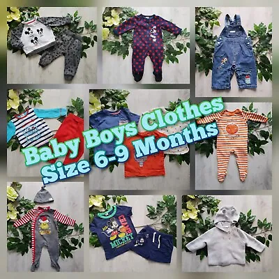 Baby Boys Make Build Your Own Bundle Job Lot Size 6-9 Months Outfit Set Jeans • £2.89