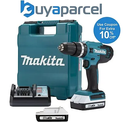 £109.99 • Buy Makita 18v Lithium Ion Cordless Combi Hammer Drill With 2x2.0 Batteries HP488DAE