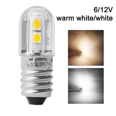 Warm/White 6V 12V E10 LED Bulb Screw Lamp Replacement For Torch Flashlight Light • $1.33