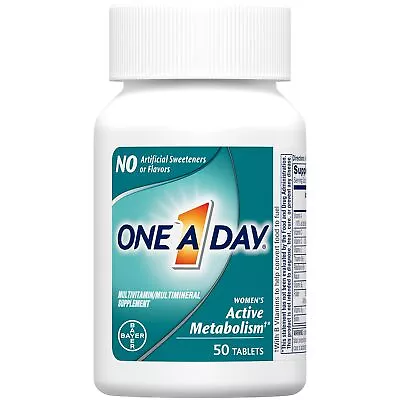 One A Day Women’s Active Metabolism Multivitamin Supplement With Vitamin A C ... • $9.89