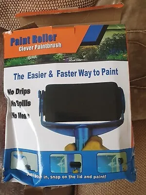 Paint Runner Clever Roller 8Pc Brush Set Room Painting Wall Handle Decorating UK • £6