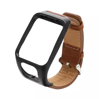 Vintage Style Watch Band Leather Strap Compatible For Tomtom Runner 3/Adventurer • $14.36