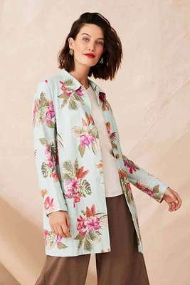$33.65 • Buy Grace Hill Collared Jacket Womens Clothing  Jackets  Vests Jacket