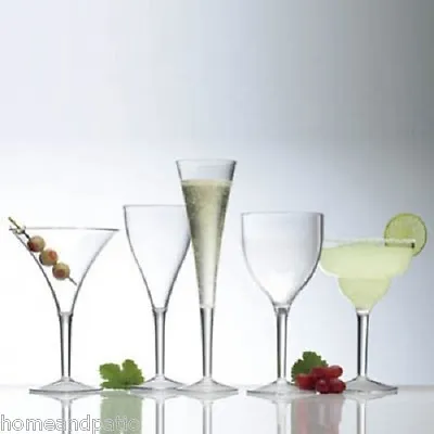 $49 • Buy Prodyne Forever Grand Polycarbonate Stemware Set Of 6 10oz Wine Glasses In Clear