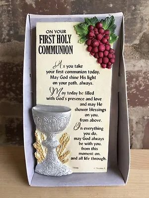 £1.99 • Buy First 1st Holy Communion Gift Plaque Keepsake 