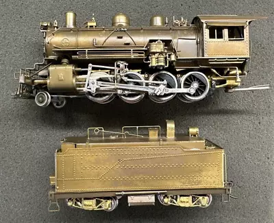 Pacific Fast Mail HO Brass 2-8-0 Consolidation - ATSF Santa Fe Unpainted Runs! • $249.99