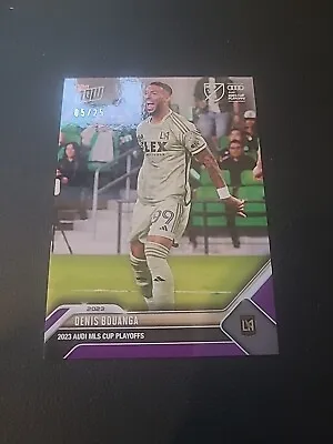 #2 Denis Bouanga 2023 Topps Now MLS Cup Playoffs PURPLE /25 LAFC • $9.88