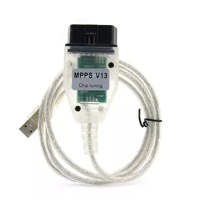 New Support Cable MPPS V13.02 OBDII Scanner Chip Programming W/ Multi-Language • $22