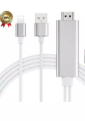 1080P HDMI TV Adapter Cable For Apple IPhone 6S 7 6 8 Plus X 5S SE 11 To HDTV • £8.99