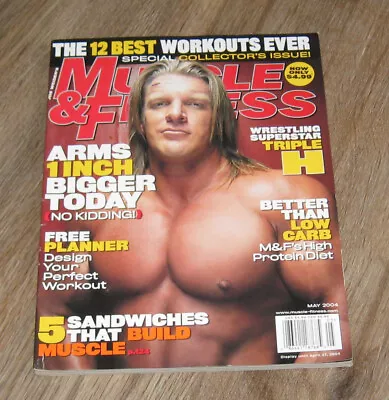 Muscle & Fitness 2004 Magazine TRIPLE H Thomas Jane MONICA BRANT • $18.11