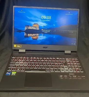 ACER NITRO 5 15.6  LAPTOP CORE I7-12700H 512GB SSD 16GB NVIDIA GeForce RTX 3060 • £699.99