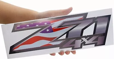 1pcs Z71 4x4 American Flag Truck Bed Vinyl Decal Sticker Patriotic • $12.99