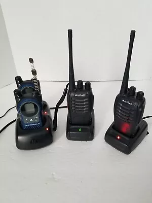 Motorola Talkabout SX600 Arcshell AR-5 W/ Chargers Lot Parts Or Repair • $12.99