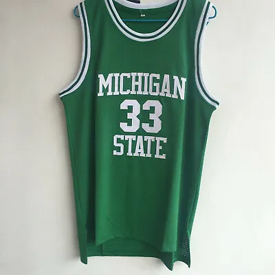 Magic Johnson #33 Michigan State Spartans NEW Basketball Jersey V2 • $129