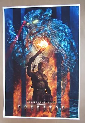 Predator Arnold Schwarzenegger Art Print Poster Mondo BNG Casey Callender 24x36 • $65