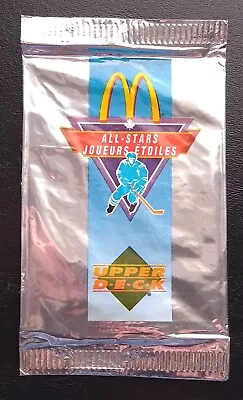 1991 UD Upper Deck McDONALD'S NHL HOCKEY UNOPENED PACK CARDS/HOLOGRAM First Year • $3.63