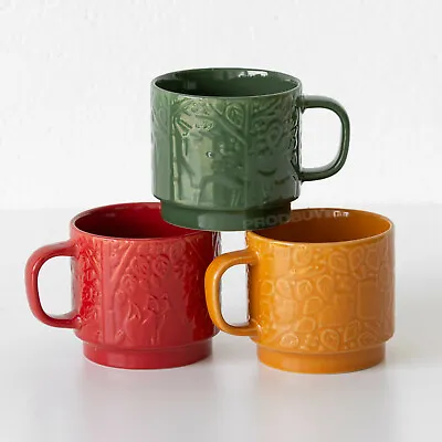 £14.95 • Buy Set Of 2 Mason Cash Colour Stoneware Mugs Tea Coffee Stacking Hot Drinks Cups