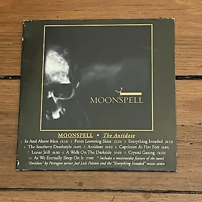 Moonspell The Antidote Promo Advance CD 2003 Century Media Metal • $7.99