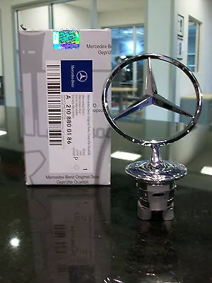 Oem Genuine Mercedes Benz Hood Star Emblem W210 W 124 C208 W220 W202 C E S Clk • $51.20