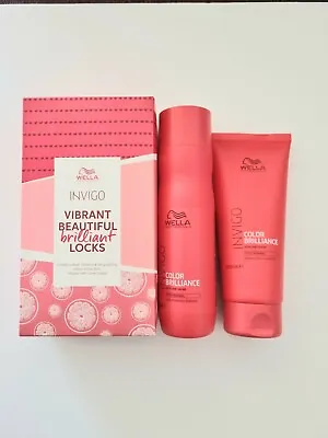 Wella Invigo Colour Brilliance Fine Shampoo 250ml  & Conditioner 200ml Gift Set • £19.95