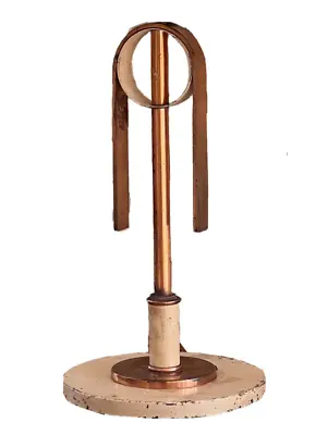 Rohde Mutual Sunset Art Deco Machine Age Copper Vtg Desk Table Lamp Deskey Old • $199.99