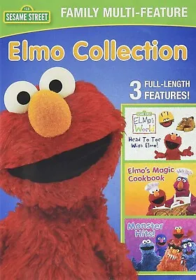 Sesame Street: - Elmo Collection  - Triple Feature - New DVD • $9.32