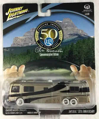 Johnny White Lightning Holiday Rambler Imperial Coach Motor Home RV Diecast 1/64 • $239