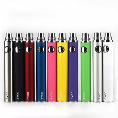 New 510 Thread EVOD Vape Pen E CIG Evod Vaporizer Pens Battery 11 Colors 1100mah • £3.99