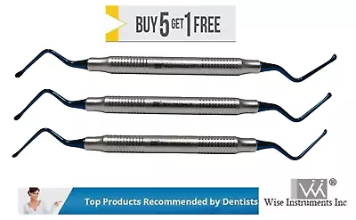 Wise Dental Surigcal Super Lucas Curette Set Of 3 BlueSky Series (Sharp Edge Ret • $68.99