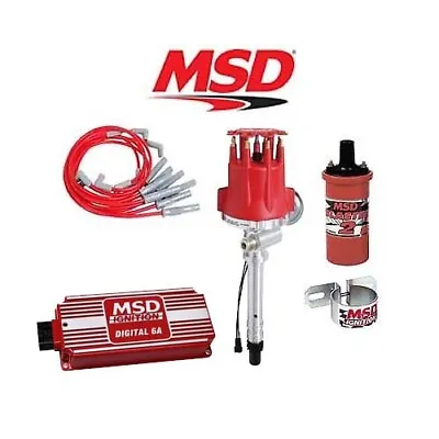 Skspeed MSD 90291 EZKMSD KIT Digital 6A/Dist/Wires/Coil SBC Corvette Tach Drive • $1144.95