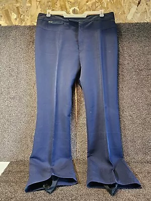 Vintage Womens Size 40R Stretch Wool Blend Schoeller Edelweiss Stirrup Ski Pants • $22