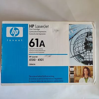 HP LaserJet 61A C8061A Black Printer Cartridges 4100 4101 New Unopened Box • $21.25