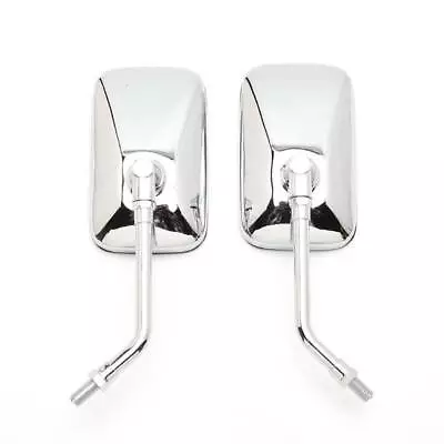Rectangle Motorcycle Rearview Side Mirrors For Yamaha V Star 650 XVS650 250 1100 • $25.77