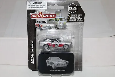 $4.99 • Buy Majorette Metal Series Toyota Celica Gt Coupe With Tin Box