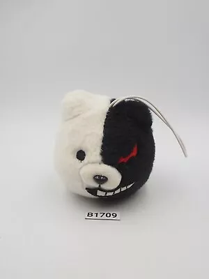 Super Danganronpa B1709 Monokuma Head Furyu Strap Mascot Plush 3  Doll Japan • $11.90