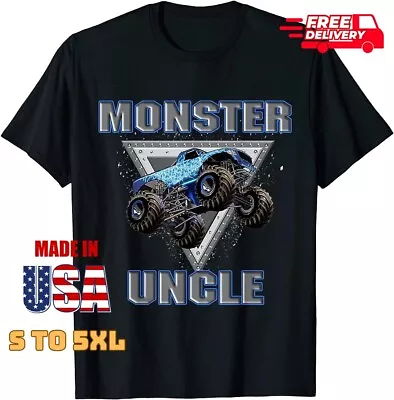 Monster Truck Uncle Monster Truck Are My Jam Truck Lovers T-shirt Freeship • $9.21