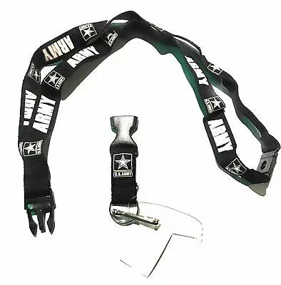 United States U.s Army Lanyard Keychain Keyring Neck Release With Clip • $6.49