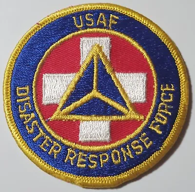 US AIR FORCE PATCH USAF DISASTER RESPONSE FORCE Vintage Original 3  COLOR ORIG • $9.99